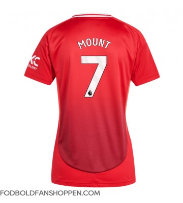 Manchester United Mason Mount #7 Hjemmebanetrøje Dame 2024-25 Kortærmet